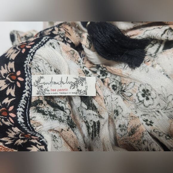 Free People Boho Casablanca Slip Babydoll Mini Dress size XS - Picture 7 of 7